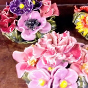 Tullylish Pottery Ceramic Flower Arrangements