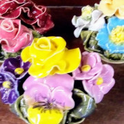 Tullylish Pottery Ceramic Flower Arrangements