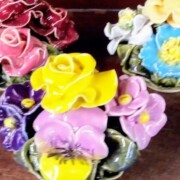 Tullylish Pottery Ceramic Flower Arrangements