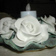 Tullylish Pottery Ceramic Flower Arrangements